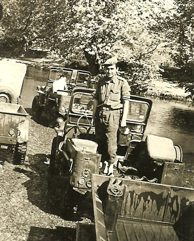 soldier by the river