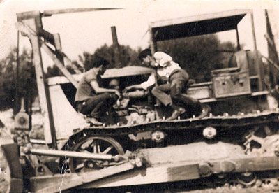 man and truck